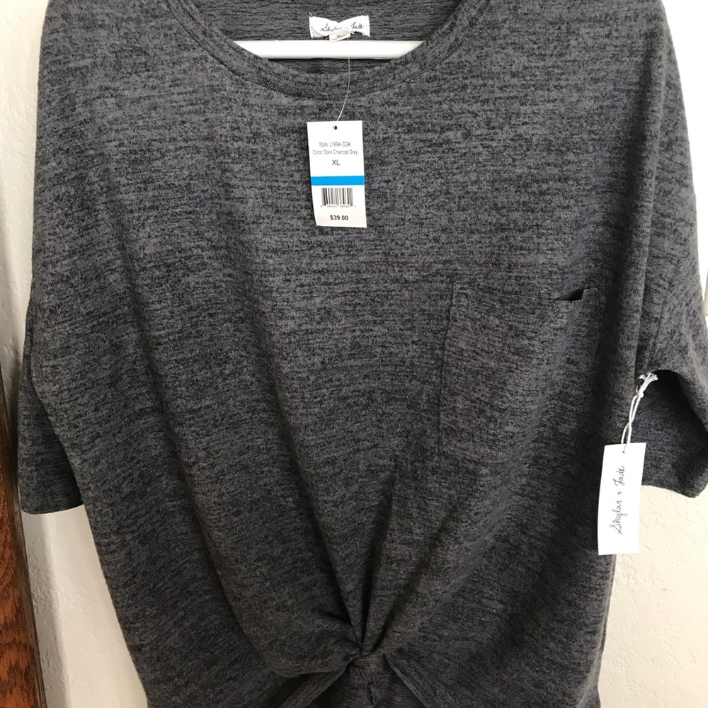 Super soft knotted tunic